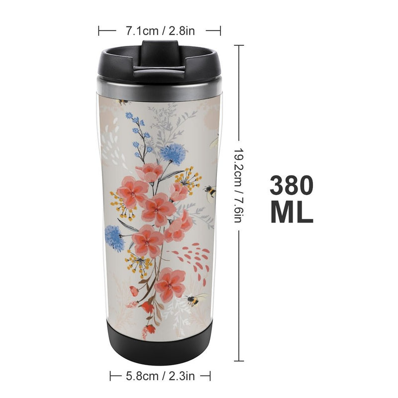 Stainless Steel Tumbler Sport Drink Bottle Travel Mug 380L T083