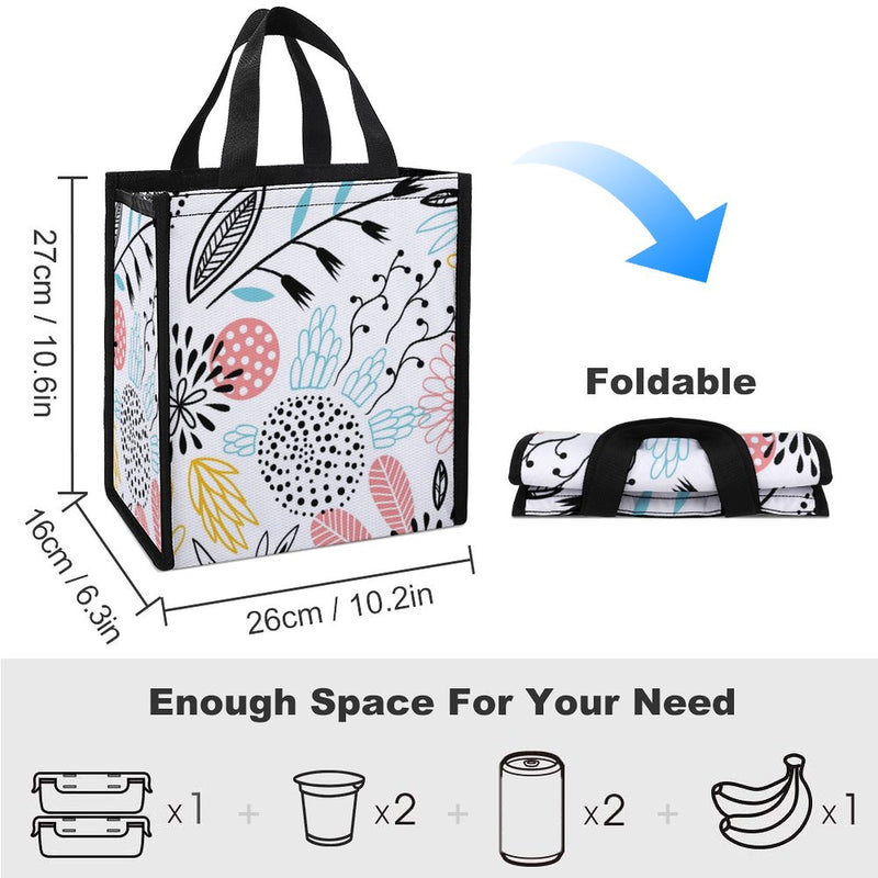 Lunch Bag for Men Women Portable Handbag for Work Picnic L069