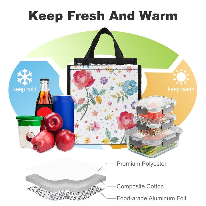 Lunch Bag for Men Women Portable Handbag for Work Picnic L002