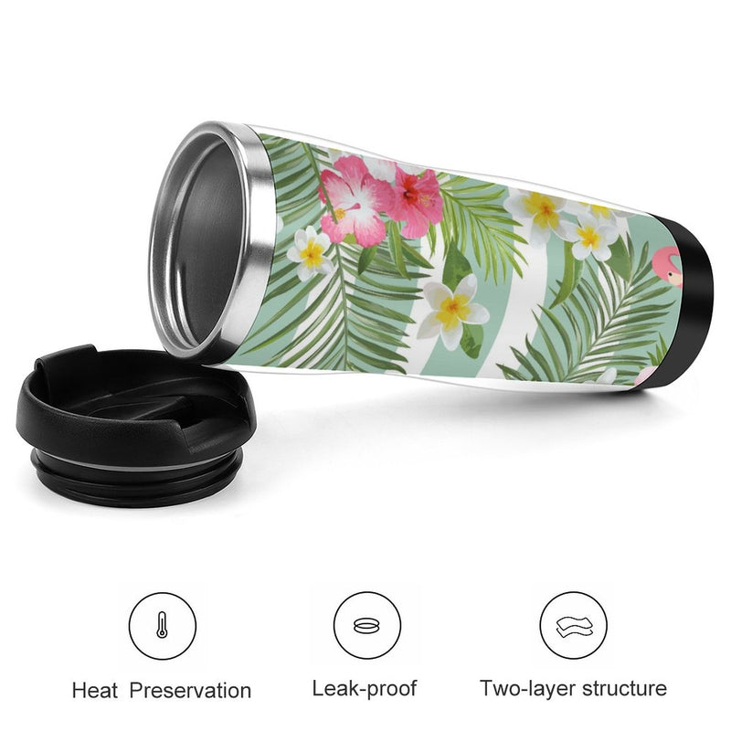 Stainless Steel Tumbler Sport Drink Bottle Travel Mug 380L T012