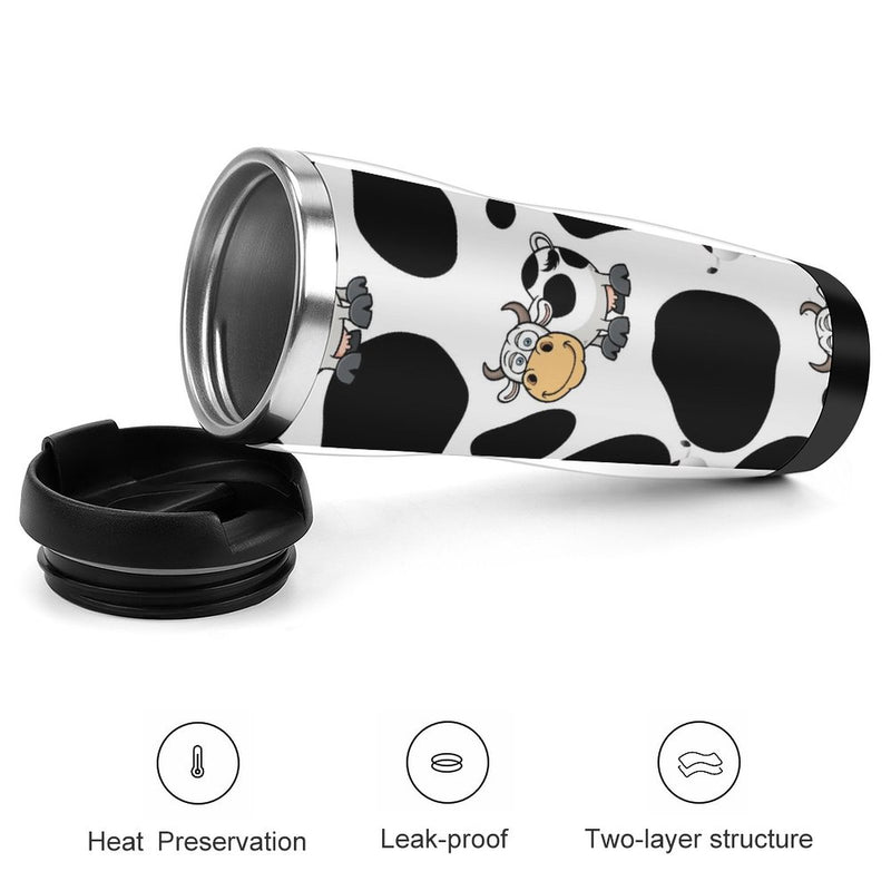 Stainless Steel Tumbler Sport Drink Bottle Travel Mug 380L T094