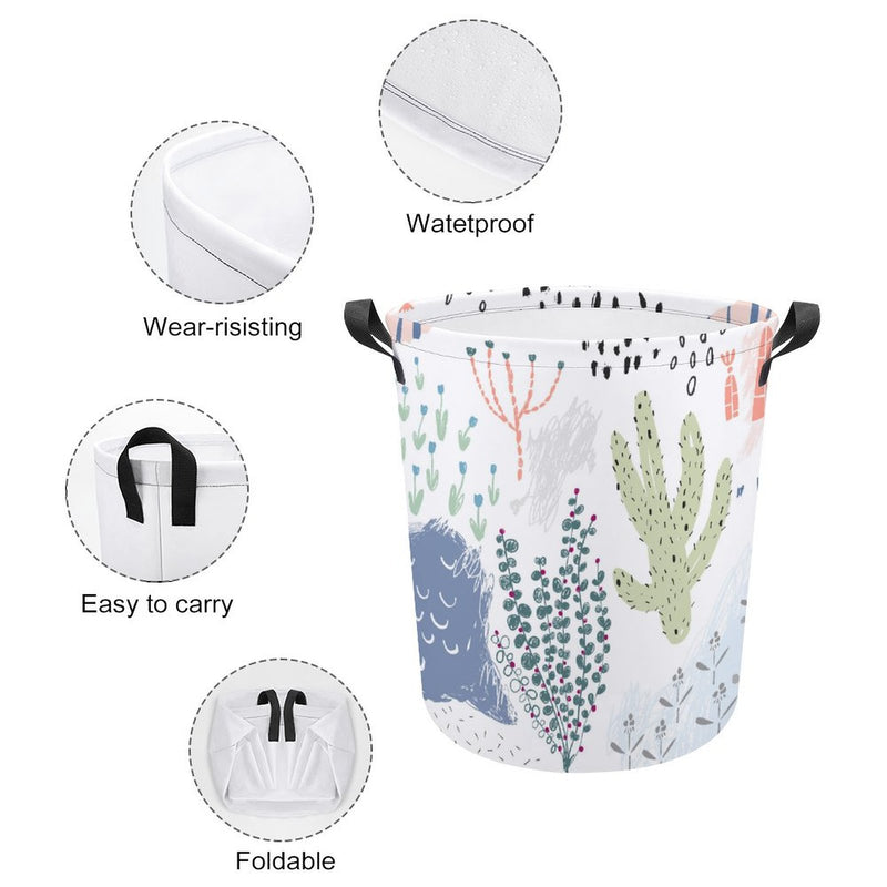 Waterproof Foldable Clothes Laundry Basket B037