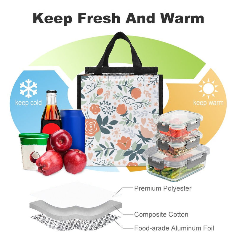 Lunch Bag for Men Women Portable Handbag for Work Picnic L036