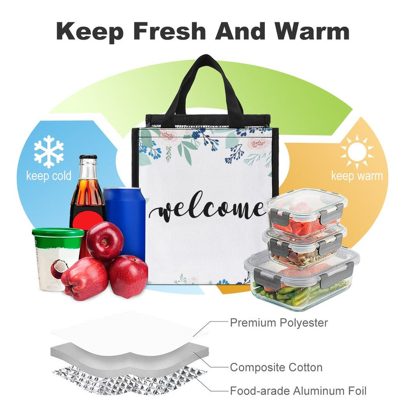 Lunch Bag for Men Women Portable Handbag for Work Picnic L029