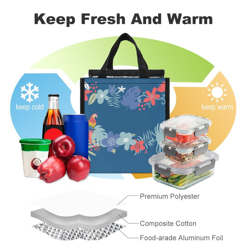 Lunch Bag for Men Women Portable Handbag for Work Picnic L076