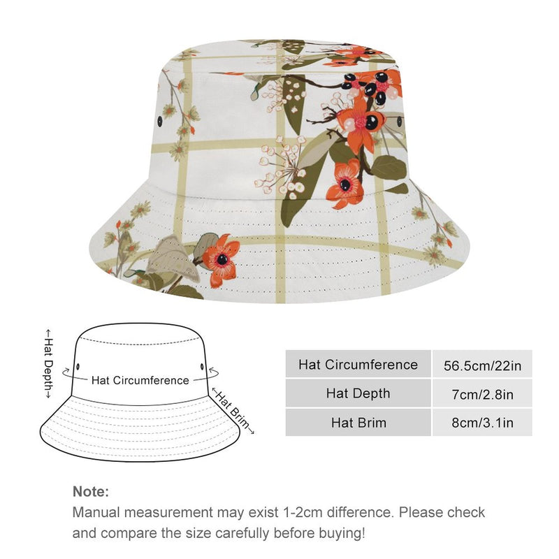 Bucket Hats Fisherman Sun Cap for Women Men H082