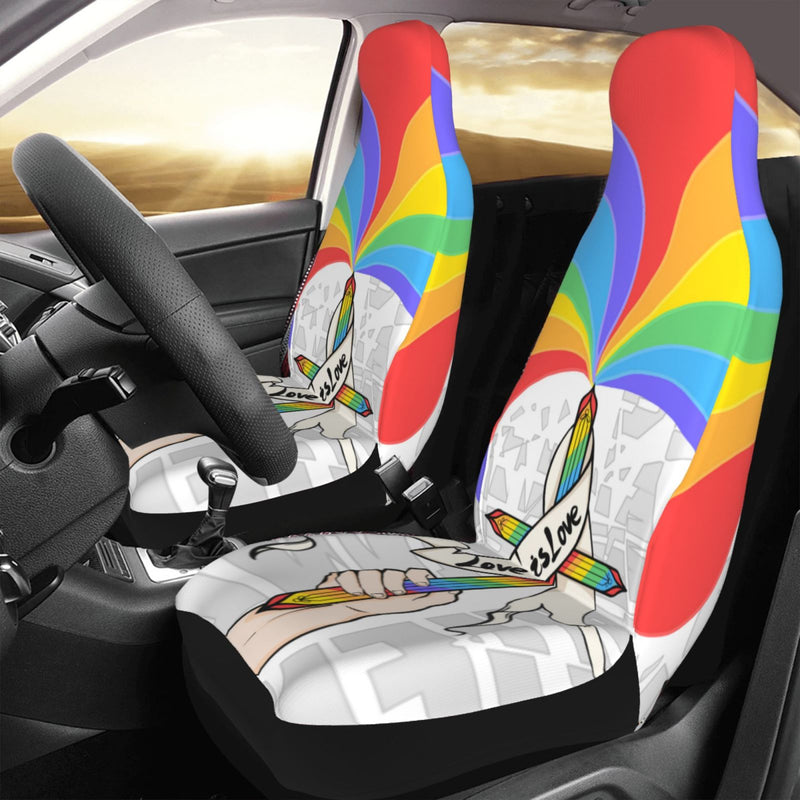 Car Seat Covers Front Auto Seat Cover Universal fit for Car SUV Truck S009 - One Size