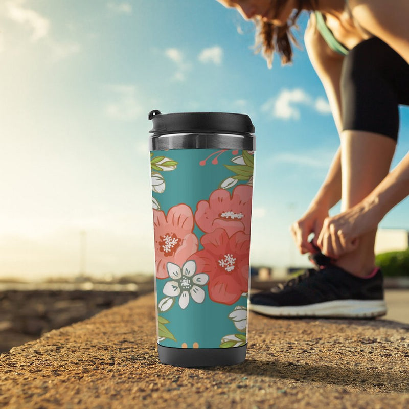 Stainless Steel Tumbler Sport Drink Bottle Travel Mug 380L T062