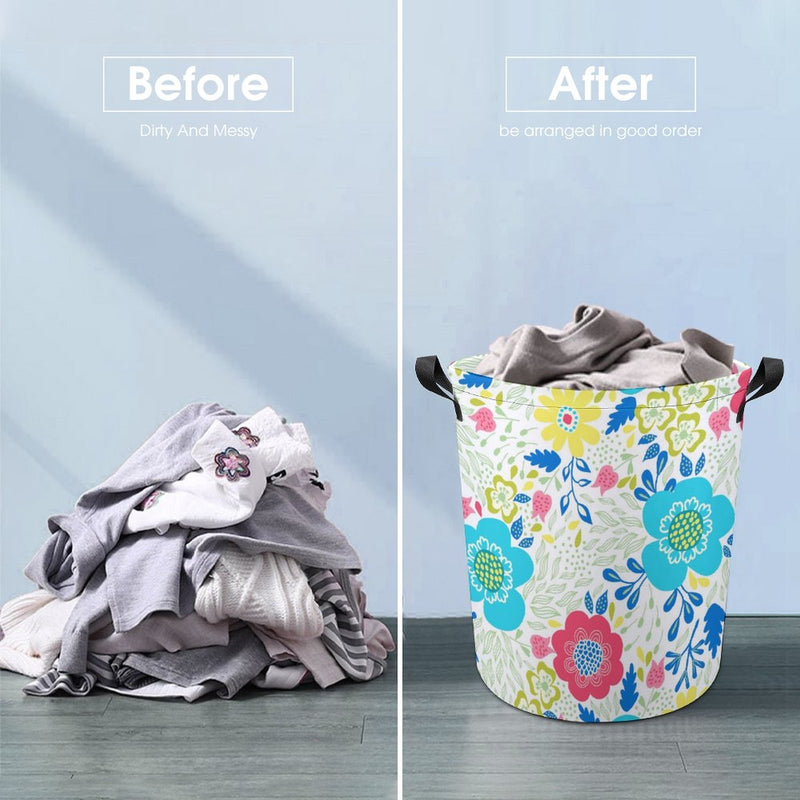 Waterproof Foldable Clothes Laundry Basket B013