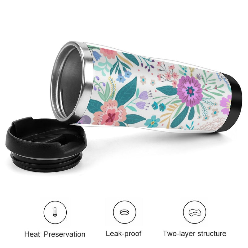 Stainless Steel Tumbler Sport Drink Bottle Travel Mug 380L T011