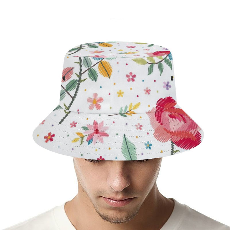 Bucket Hats Fisherman Sun Cap for Women Men H002