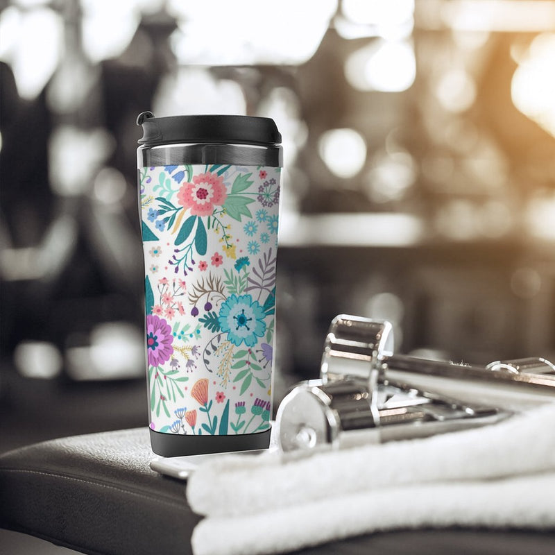 Stainless Steel Tumbler Sport Drink Bottle Travel Mug 380L T011