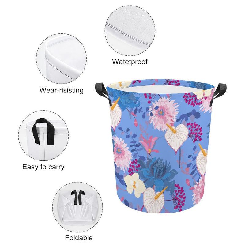 Waterproof Foldable Clothes Laundry Basket B053