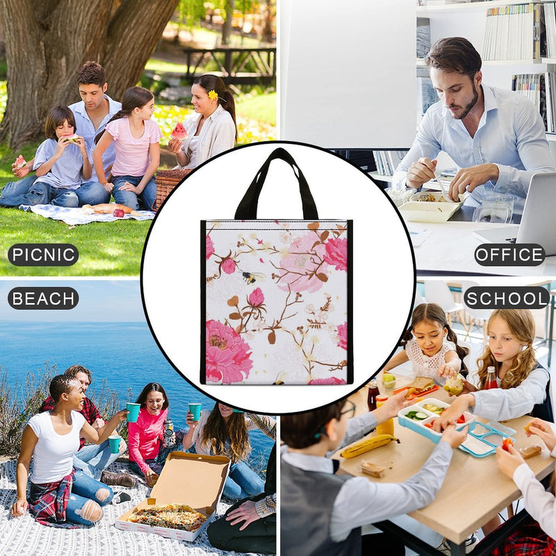 Lunch Bag for Men Women Portable Handbag for Work Picnic L063