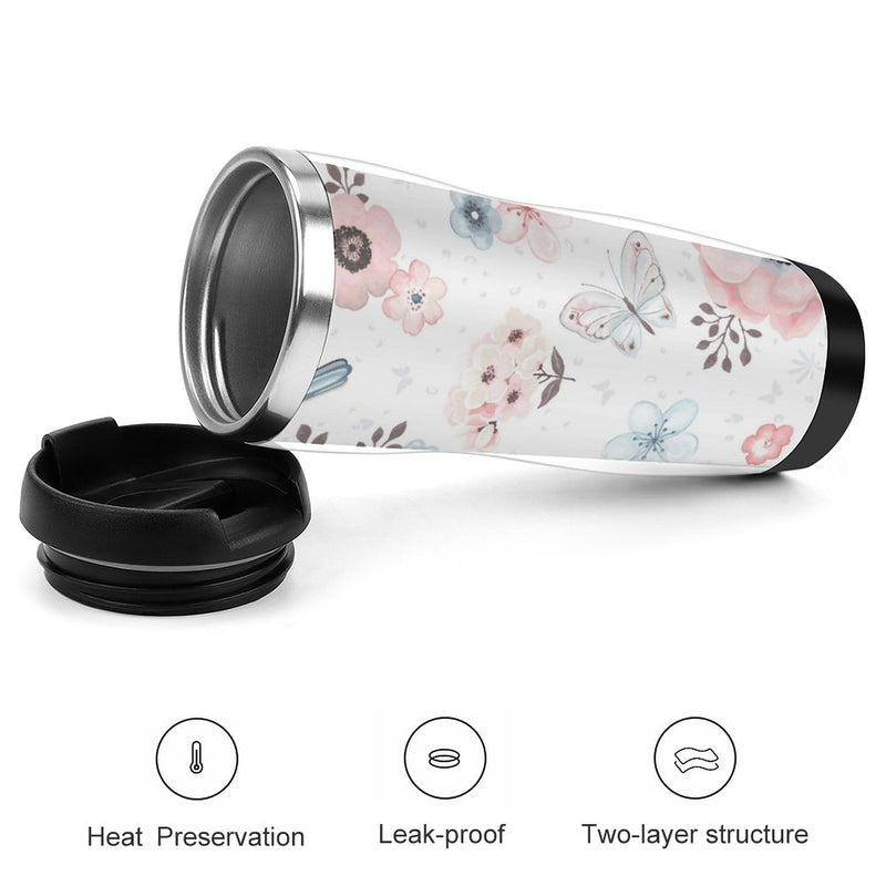 Stainless Steel Tumbler Sport Drink Bottle Travel Mug 380L T077