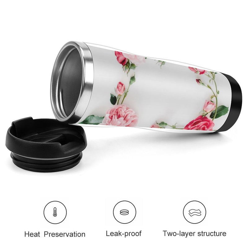 Stainless Steel Tumbler Sport Drink Bottle Travel Mug 380L T048