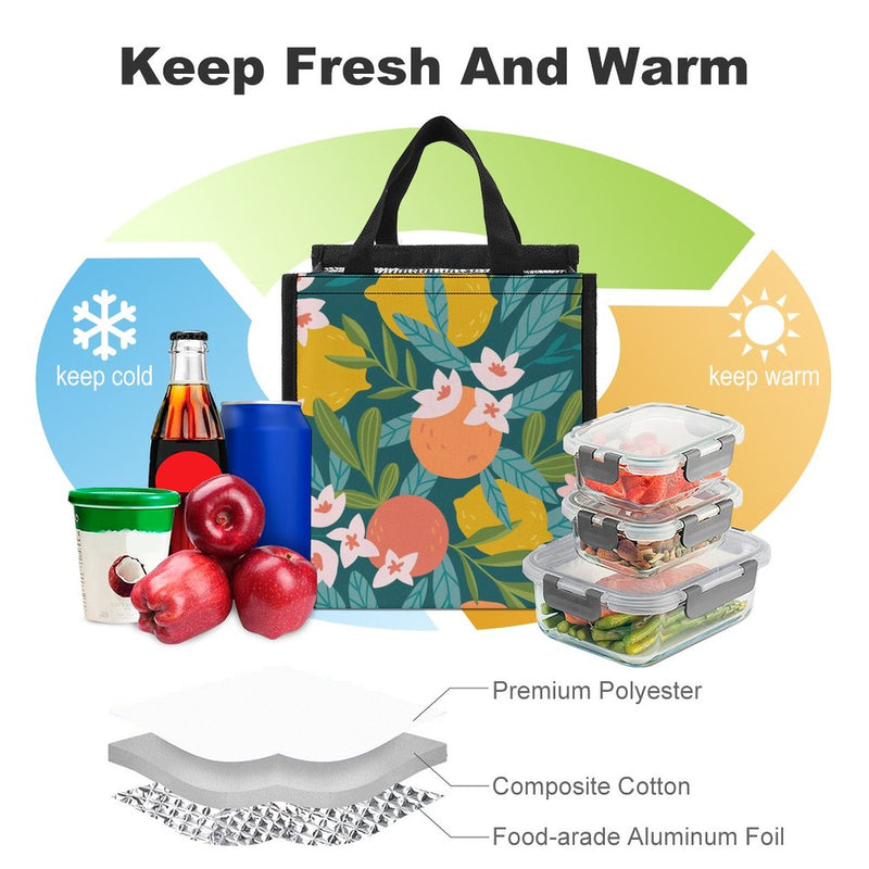 Lunch Bag for Men Women Portable Handbag for Work Picnic L010