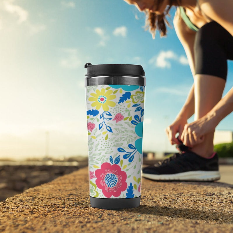 Stainless Steel Tumbler Sport Drink Bottle Travel Mug 380L T013