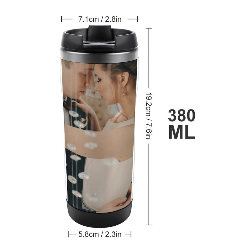 Stainless Steel Tumbler Sport Drink Bottle Travel Mug 380L T098