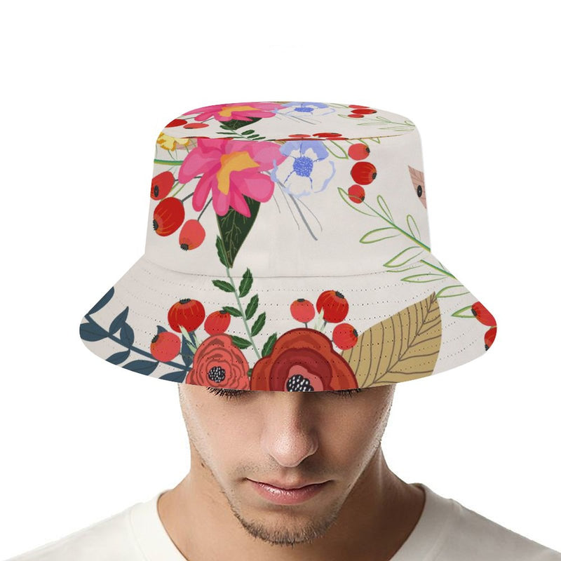 Bucket Hats Fisherman Sun Cap for Women Men H003