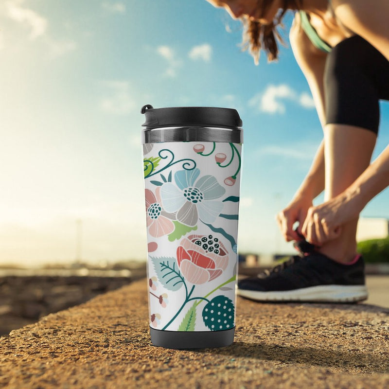 Stainless Steel Tumbler Sport Drink Bottle Travel Mug 380L T071