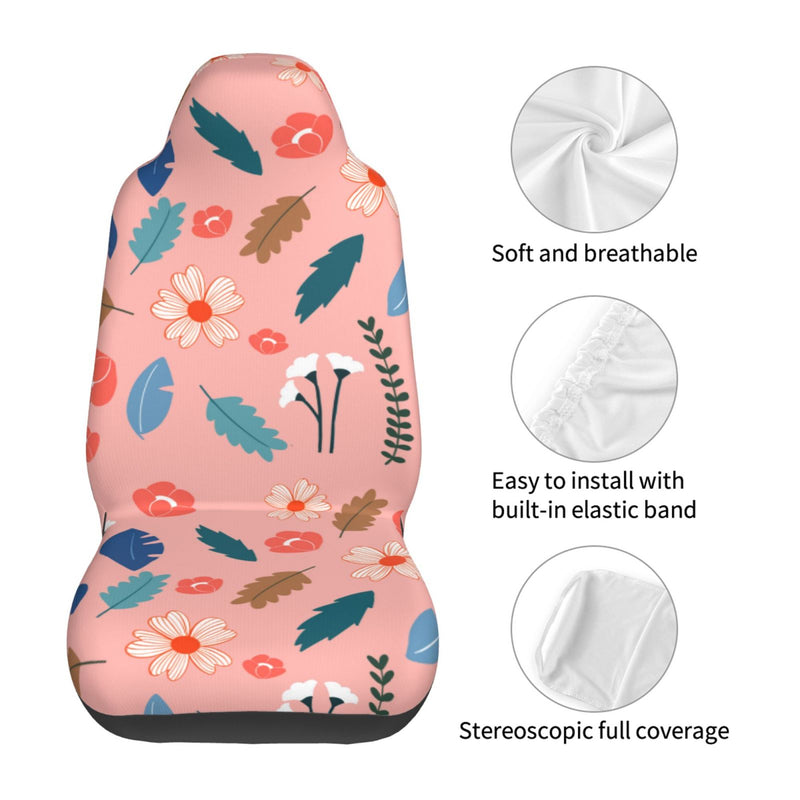 Car Seat Covers Front Auto Seat Cover Universal fit for Car SUV Truck S040 - One Size