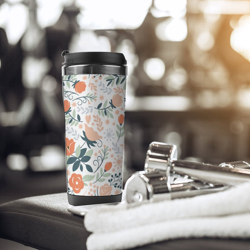 Stainless Steel Tumbler Sport Drink Bottle Travel Mug 380L T036