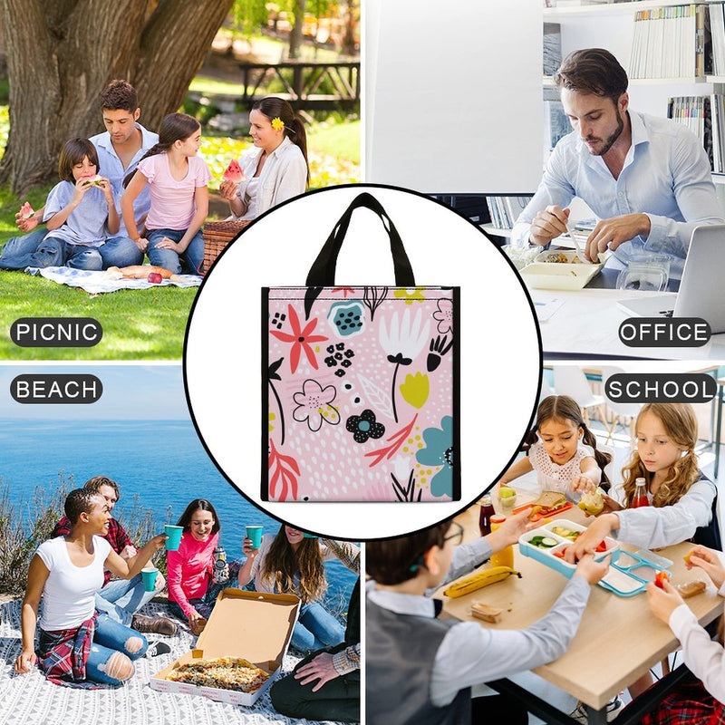 Lunch Bag for Men Women Portable Handbag for Work Picnic L047