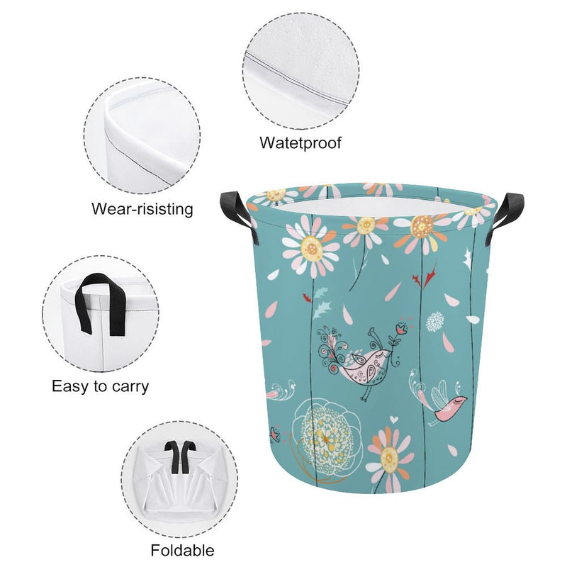 Waterproof Foldable Clothes Laundry Basket B006