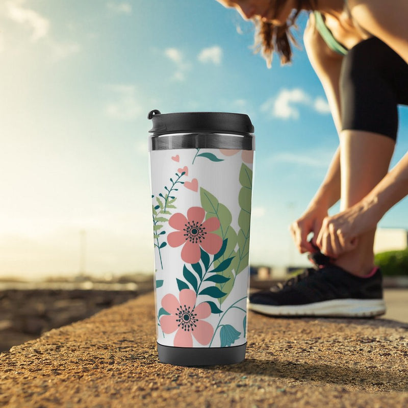 Stainless Steel Tumbler Sport Drink Bottle Travel Mug 380L T070