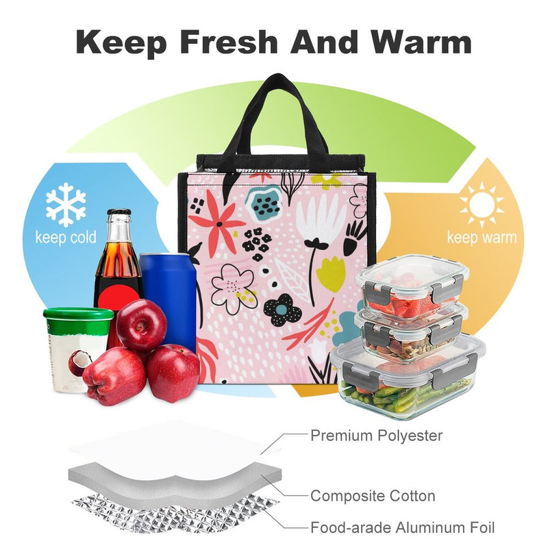 Lunch Bag for Men Women Portable Handbag for Work Picnic L047