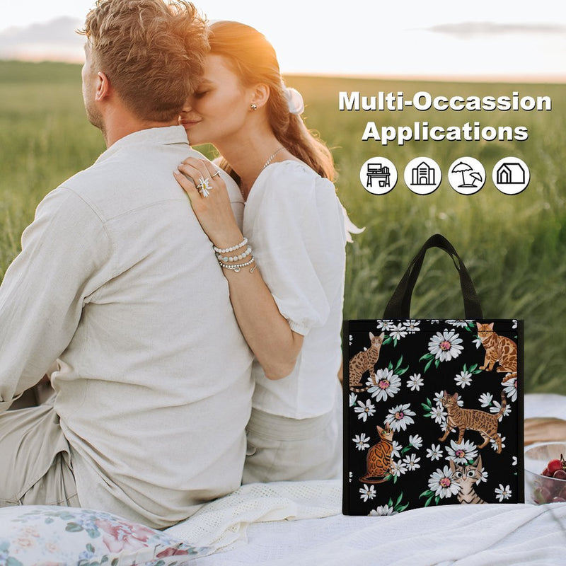 Lunch Bag for Men Women Portable Handbag for Work Picnic L094