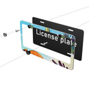 Personalise License Plate Frame for Men Women Car Universal Stainless Steel Accessories D065