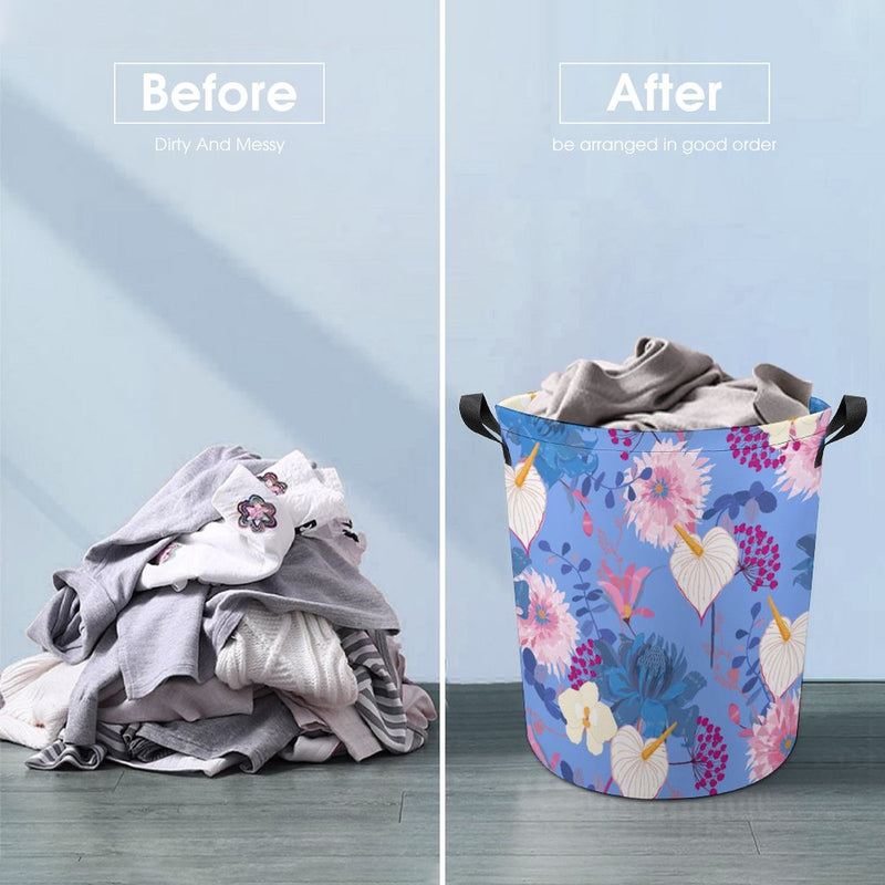 Waterproof Foldable Clothes Laundry Basket B053