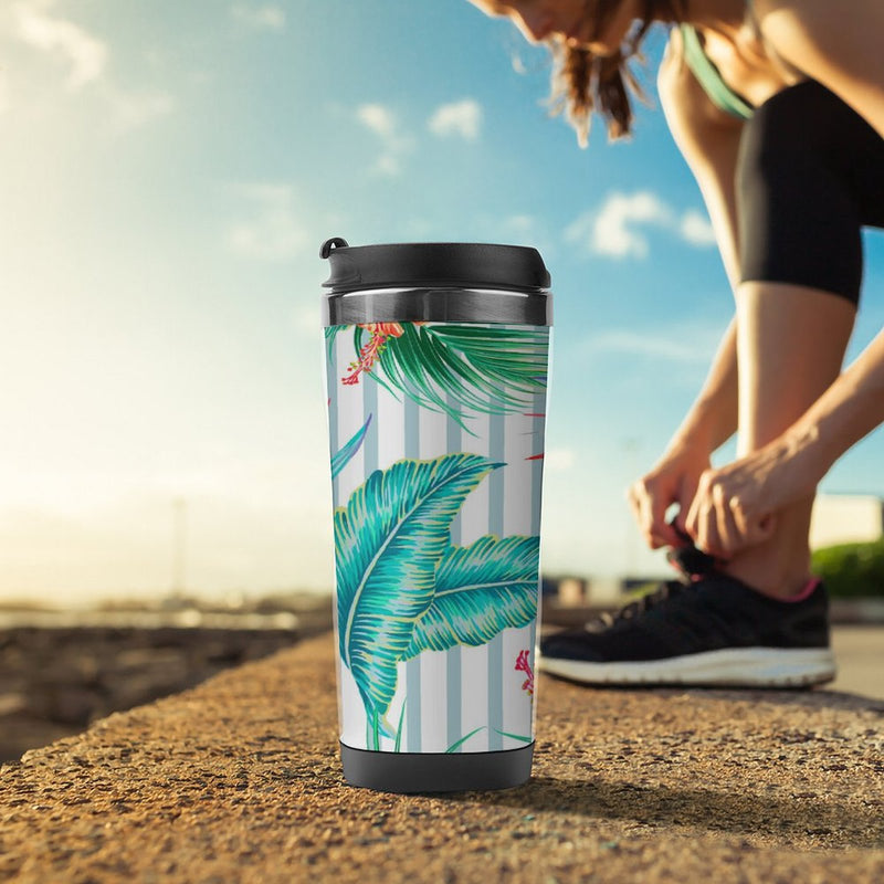 Stainless Steel Tumbler Sport Drink Bottle Travel Mug 380L T050