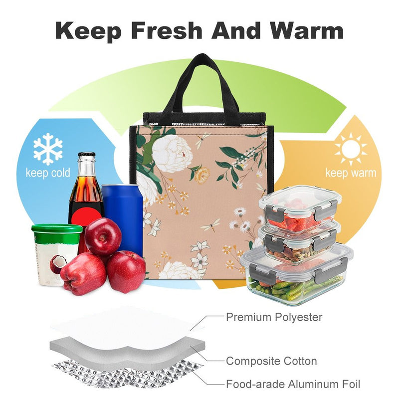 Lunch Bag for Men Women Portable Handbag for Work Picnic L089