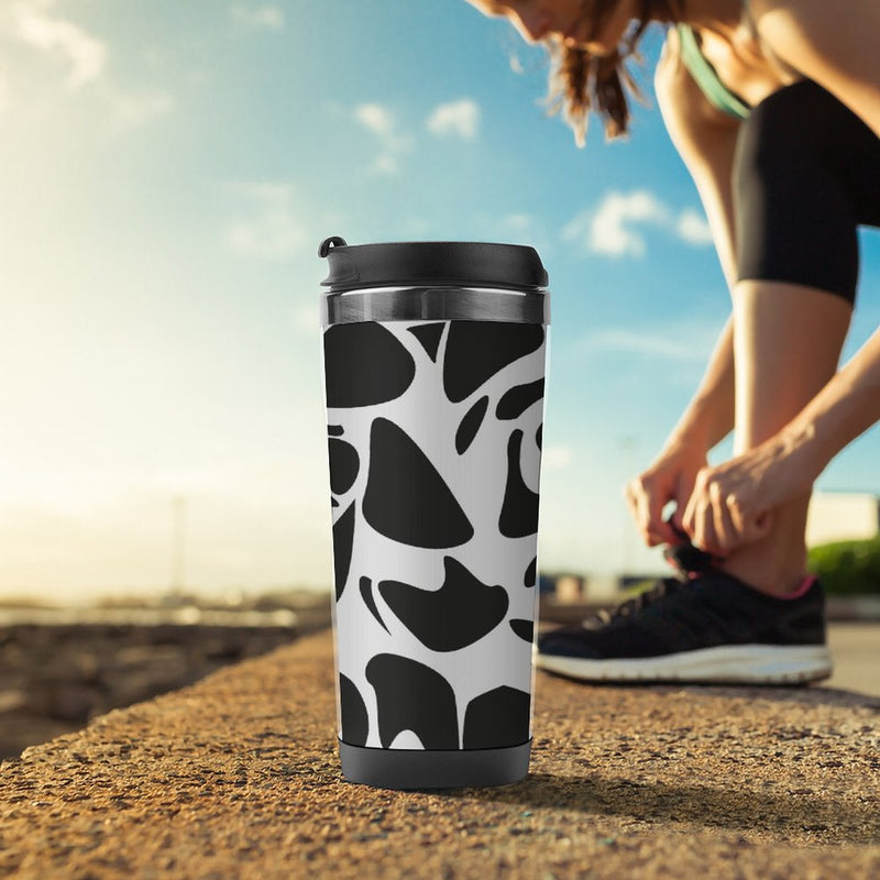 Stainless Steel Tumbler Sport Drink Bottle Travel Mug 380L T100