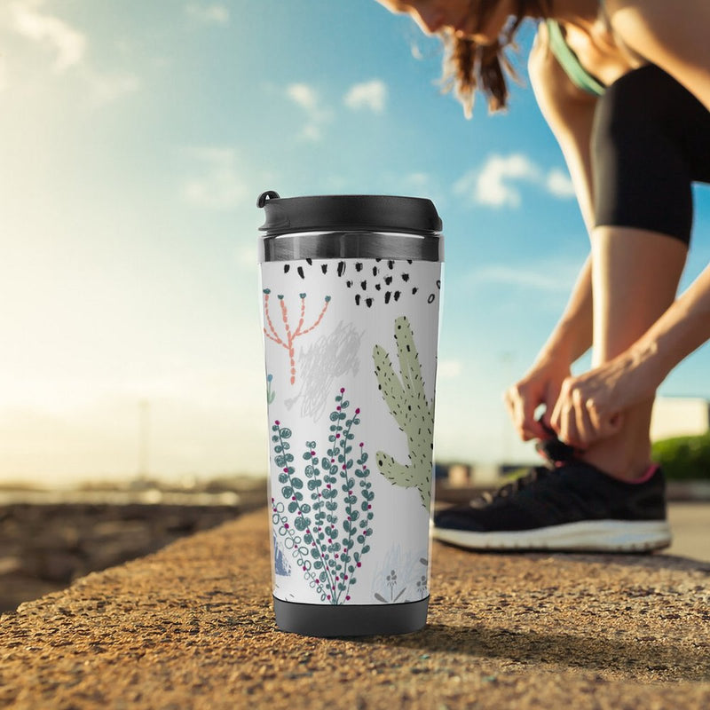 Stainless Steel Tumbler Sport Drink Bottle Travel Mug 380L T037