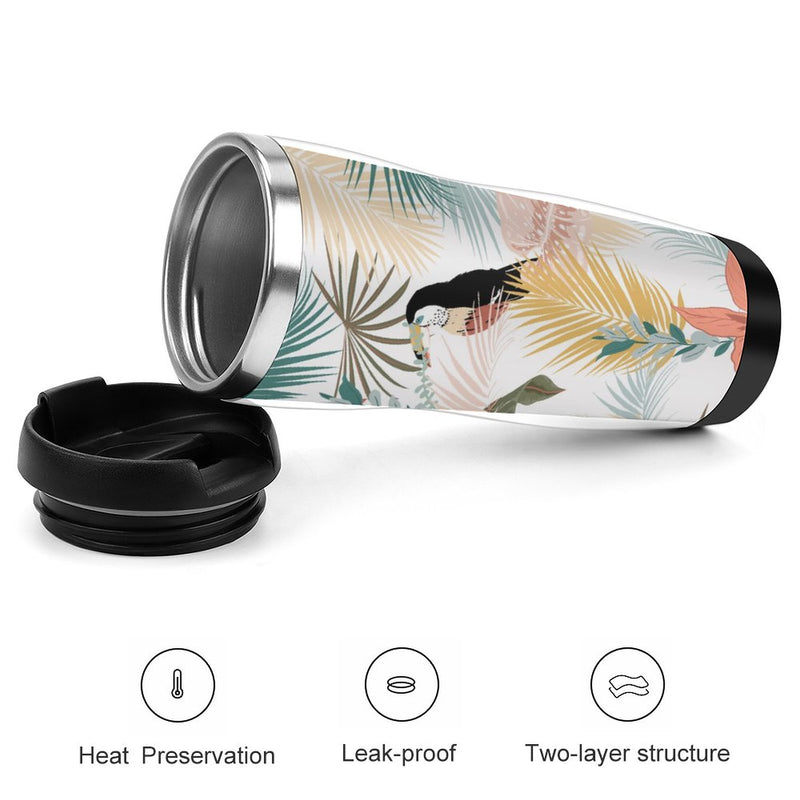 Stainless Steel Tumbler Sport Drink Bottle Travel Mug 380L T052