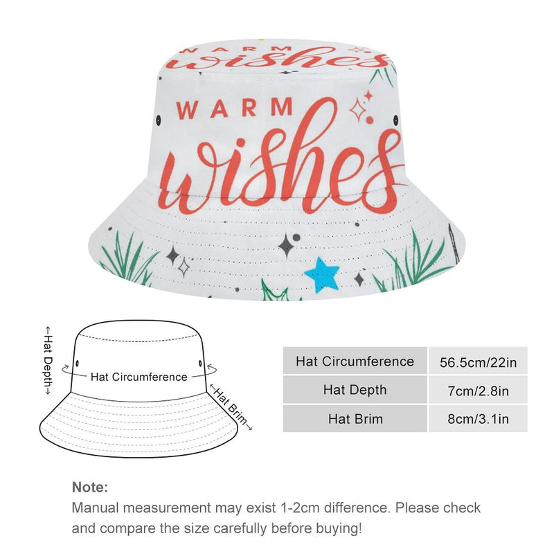 Bucket Hats Fisherman Sun Cap for Women Men H057