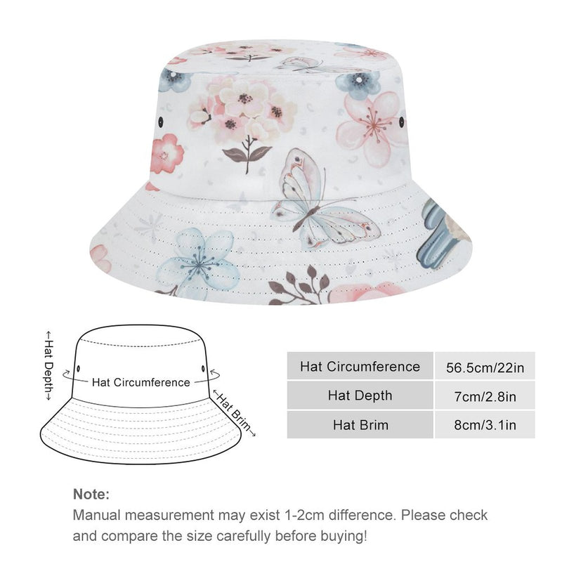 Bucket Hats Fisherman Sun Cap for Women Men H077