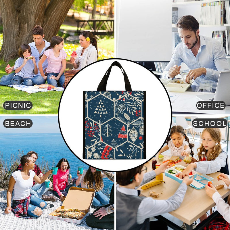 Lunch Bag for Men Women Portable Handbag for Work Picnic L081