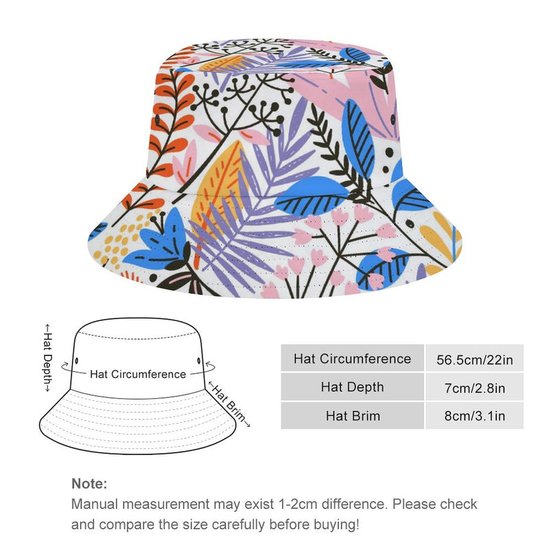 Bucket Hats Fisherman Sun Cap for Women Men H041