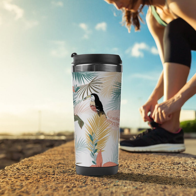 Stainless Steel Tumbler Sport Drink Bottle Travel Mug 380L T052