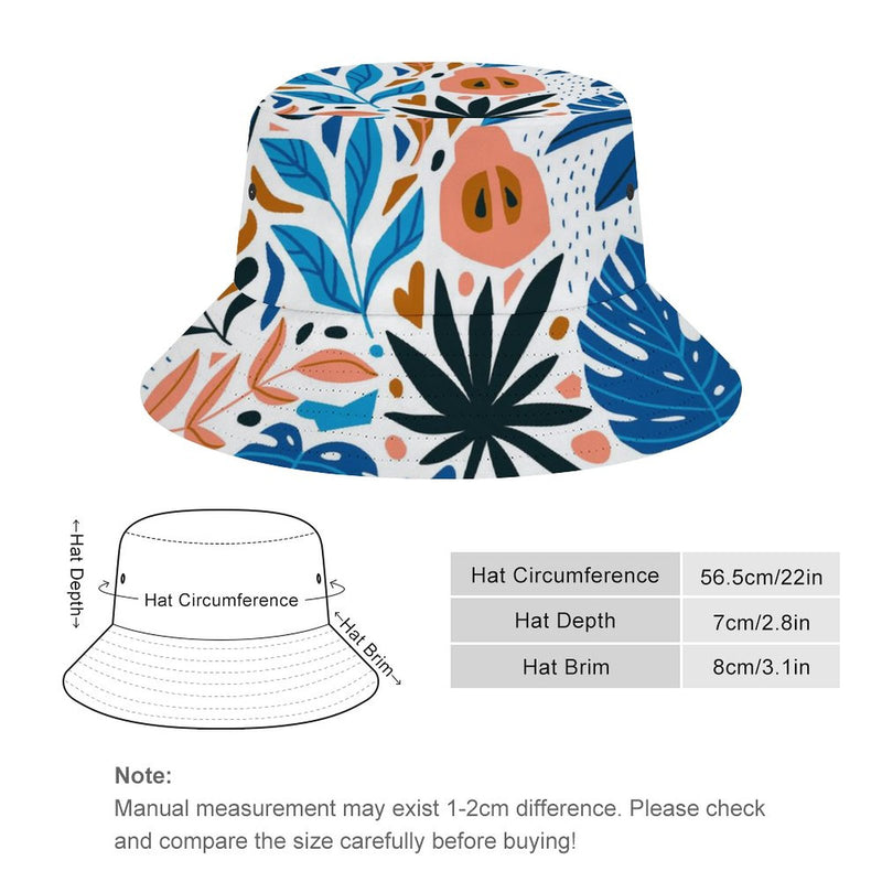 Bucket Hats Fisherman Sun Cap for Women Men H008