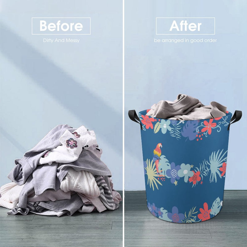 Waterproof Foldable Clothes Laundry Basket B076