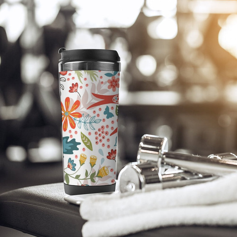 Stainless Steel Tumbler Sport Drink Bottle Travel Mug 380L T055