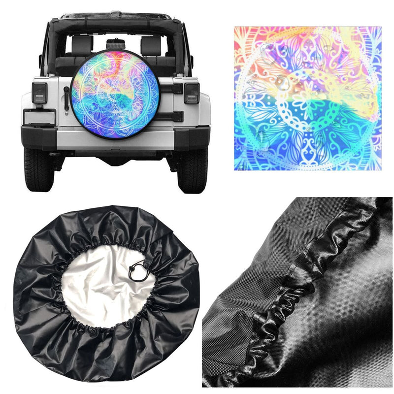 Spare Tire Cover For Rv Trailer Waterproof Wheel Cover Fit For Rv Suv Truck Travel Trailer N125