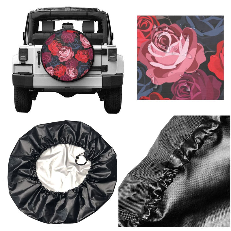 Spare Tire Cover For Rv Trailer Waterproof Wheel Cover Fit For Rv Suv Truck Travel Trailer N123