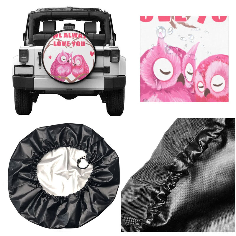 Spare Tire Cover For Rv Trailer Waterproof Wheel Cover Fit For Rv Suv Truck Travel Trailer N035